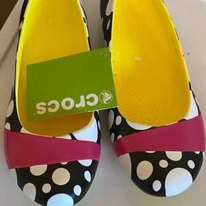 Crocs Gianna Mondo Dot Flat - BRAND NEW